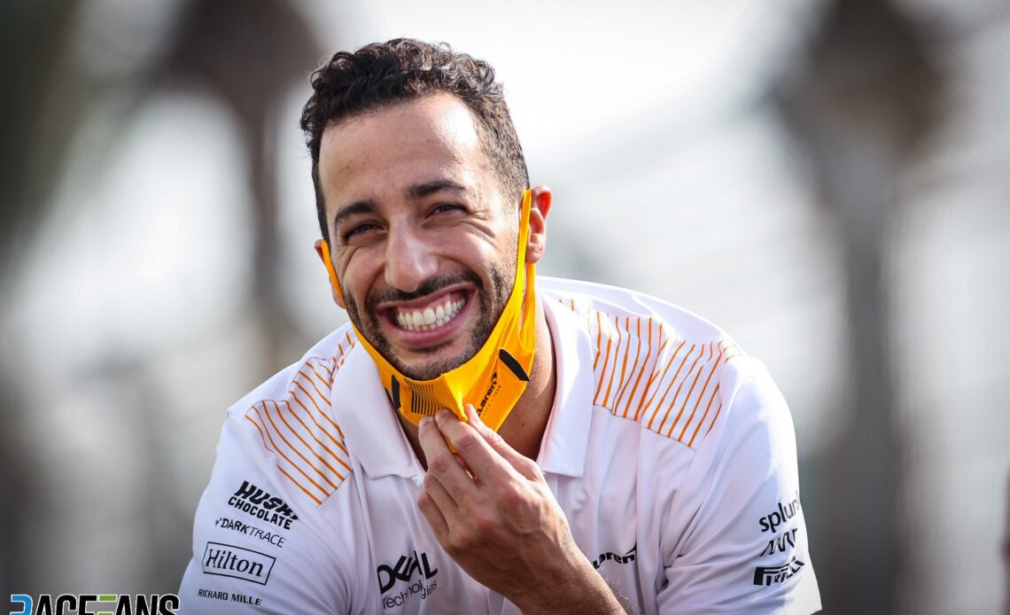 Daniel Ricciardo, McLaren, Jeddah Corniche Circuit, 2021