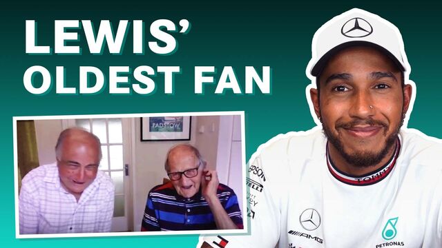 Lewis Hamilton Meets His Oldest Fan!