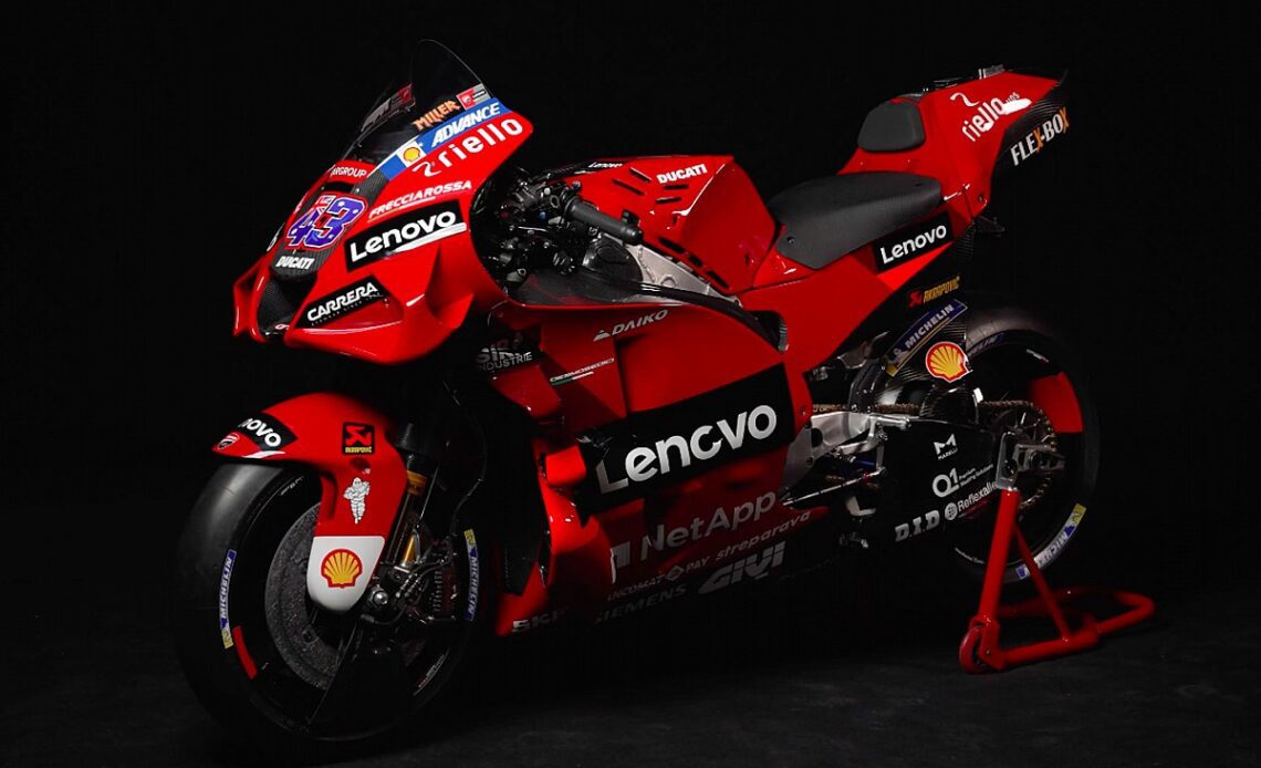 MotoGP constructors’ champions Ducati unveil 2022 bike