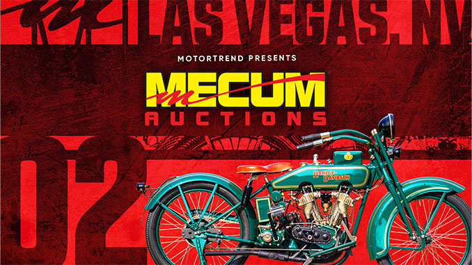 MotorTrend+ and MotorTrend TV to Provide Live Coverage of the Mecum Las Vegas Motorcycle Auction