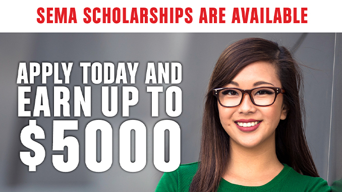 SEMA Scholarship Application Period is Now Open
