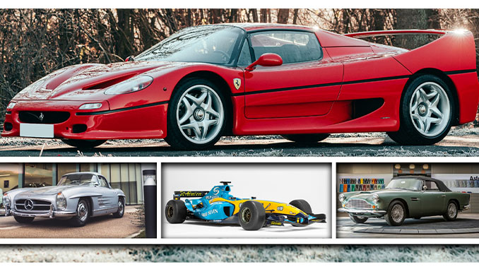 SUPERCARS and F1 SUPERSTARS: A Standout Ferrari F50 and Alonso’s 2004 Renault F1 Car to Cross the Block in Paris