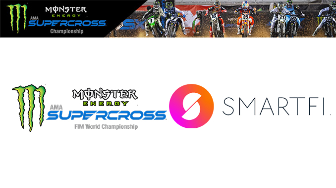 SmartFi becomes the official cryptocurrency platform of Monster Energy AMA Supercross