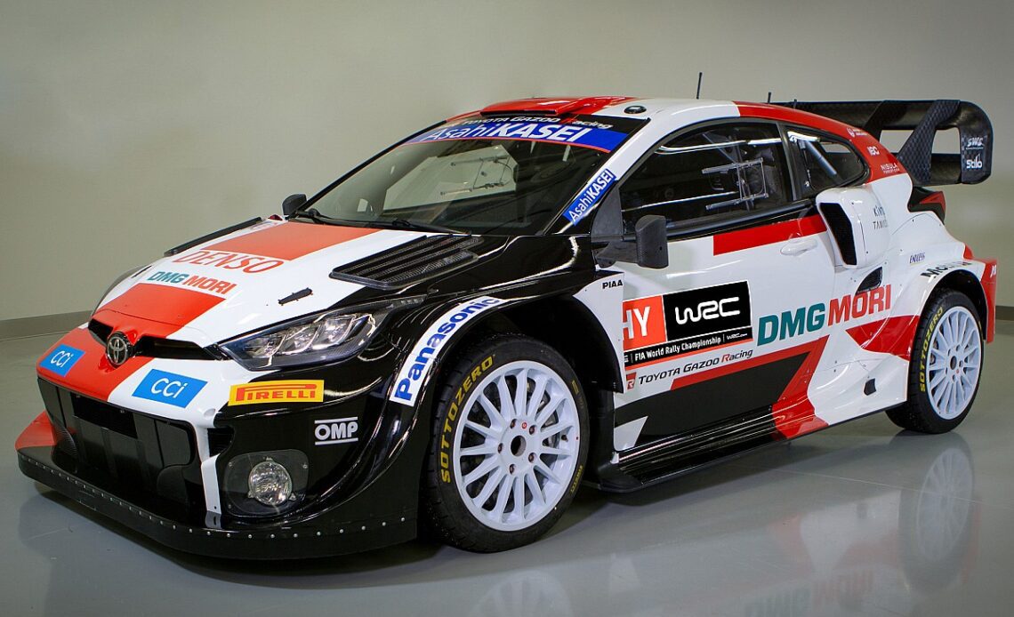 Toyota uncovers 2022 WRC Rally1 contender