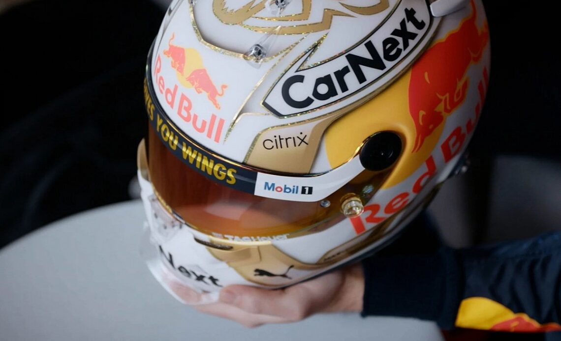 Verstappen adds F1 champion tweaks to helmet design