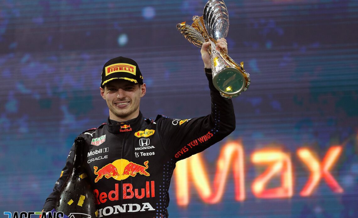 Verstappen voted 2021 Driver of the Year by RaceFans readers · RaceFans