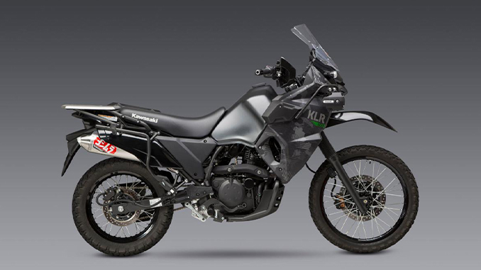 Yoshimura Introduces 2022 Kawasaki KLR 650 RS-2 Race Series Slip-on