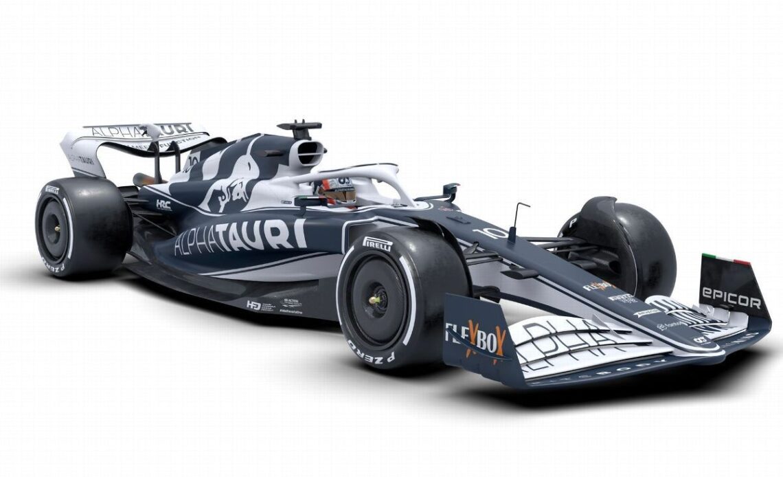 AlphaTauri releases first images of new AT03 F1 car