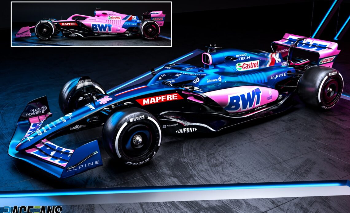 Alpine reveal two liveries for 2022 F1 season · RaceFans