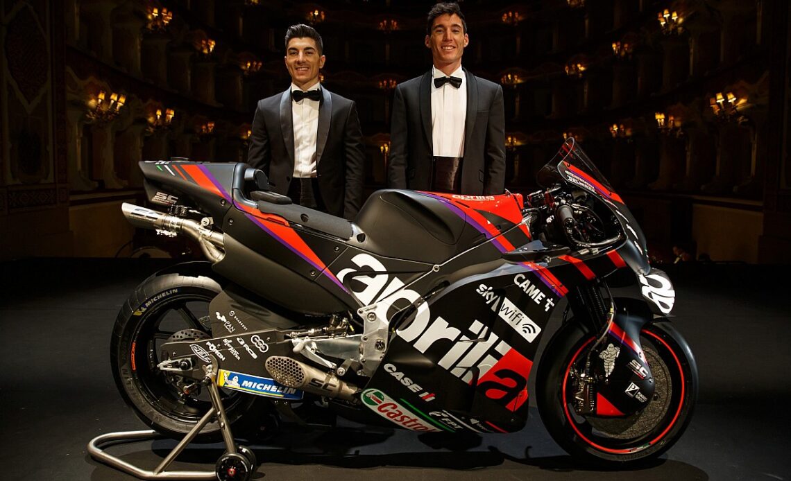 Aprilia launches livery for first season as standalone factory MotoGP team