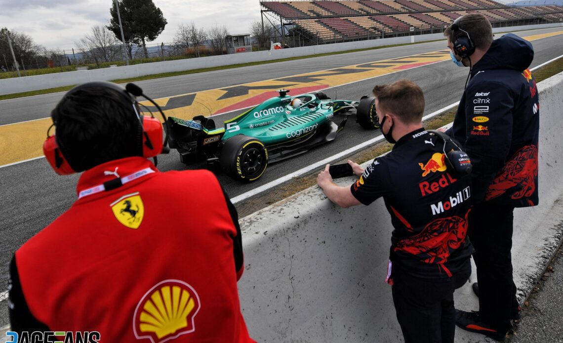 Sebastian Vettel, Aston Martin, Circuit de Catalunya, 2022