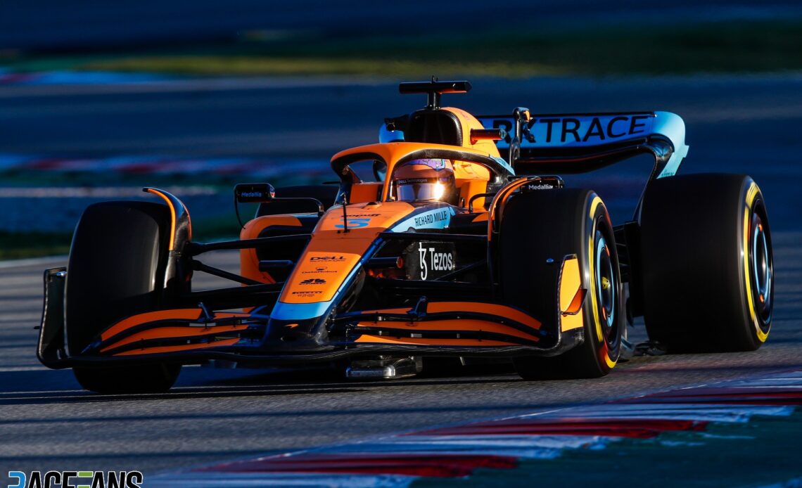 Daniel Ricciardo, McLaren, Circuit de Catalunya, 2022