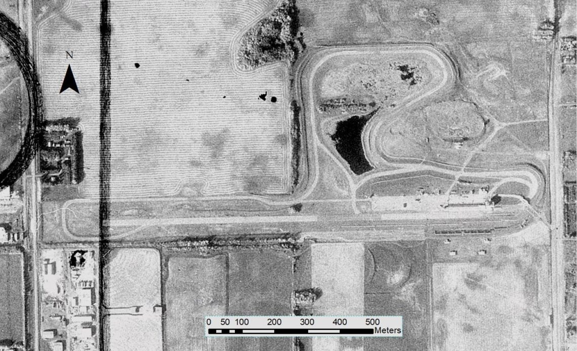 Edmonton International Speedway in 1980 and it's destruction