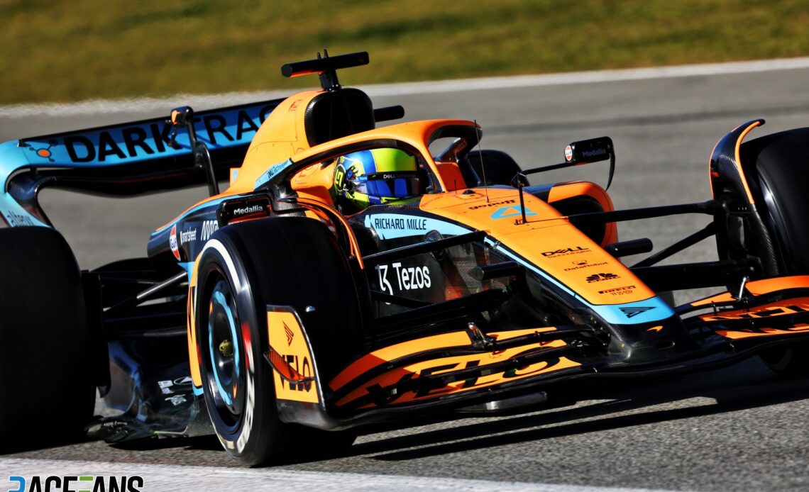 Lando Norris, McLaren, Circuit de Catalunya, 2022