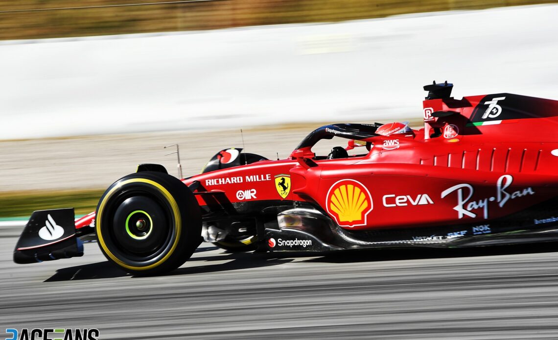 Charles Leclerc, Ferrari, Circuit de Catalunya, 2022