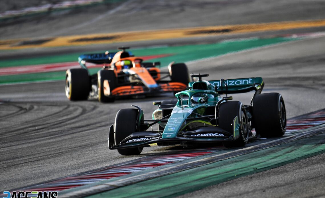 Lance Stroll, Aston Martin, Circuit de Catalunya, 2022