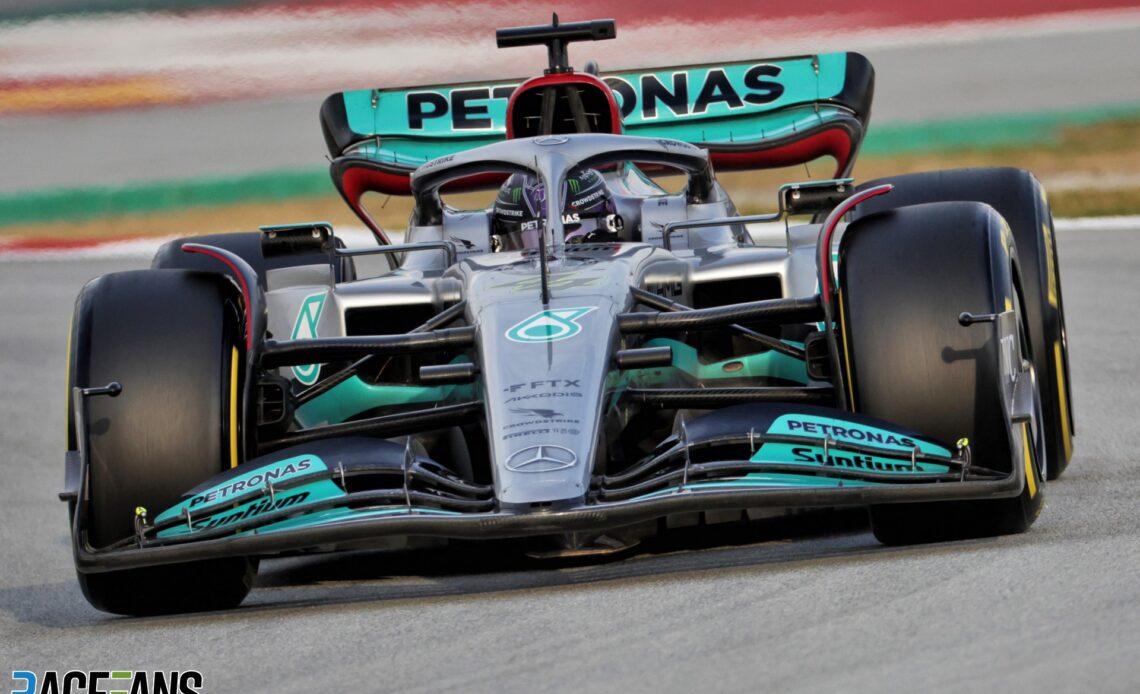 Lewis Hamilton, Mercedes, Circuit de Catalunya, 2022