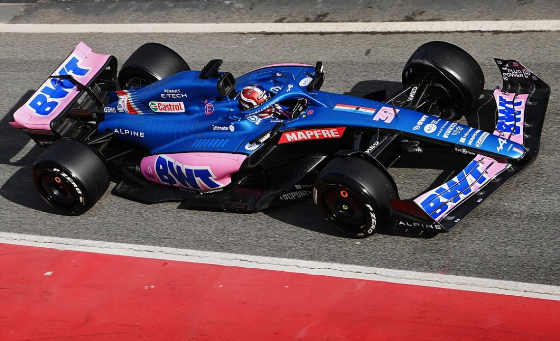 How no DRS and heavy fuel load disguised Alpine's F1 test progress