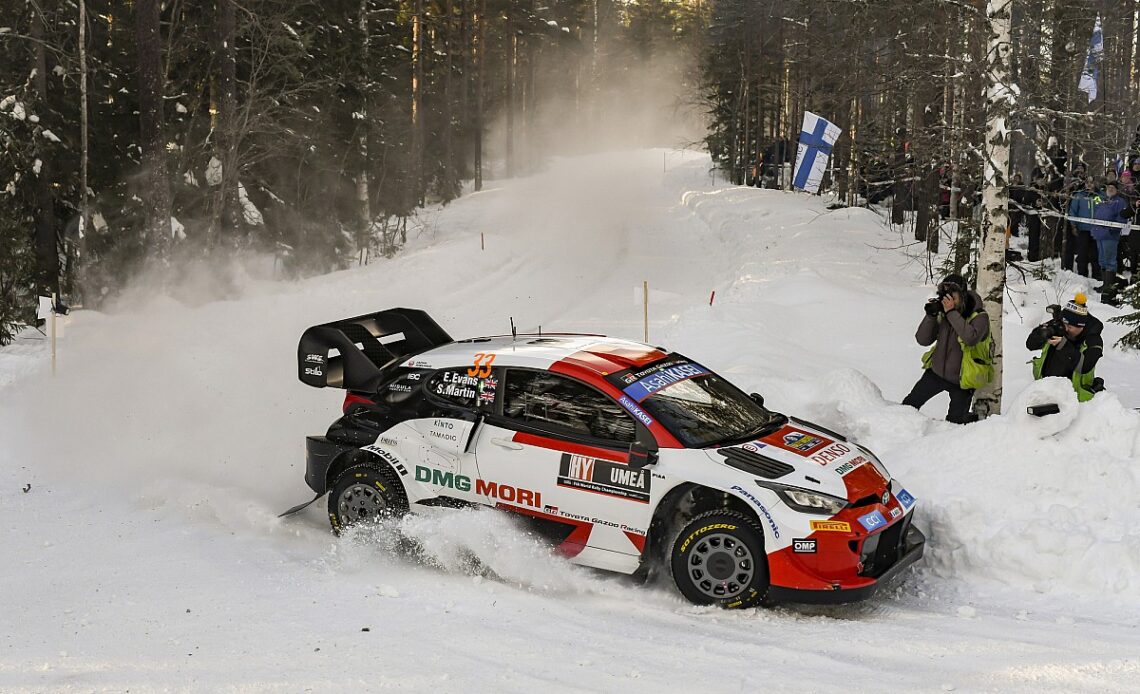 Hybrid issue forced Evans to retire from WRC Rally Sweden after crash
