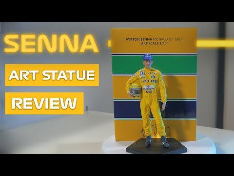 Iron Studio's 1/10 Ayrton Senna Monaco GP 1987 Art Figure Review