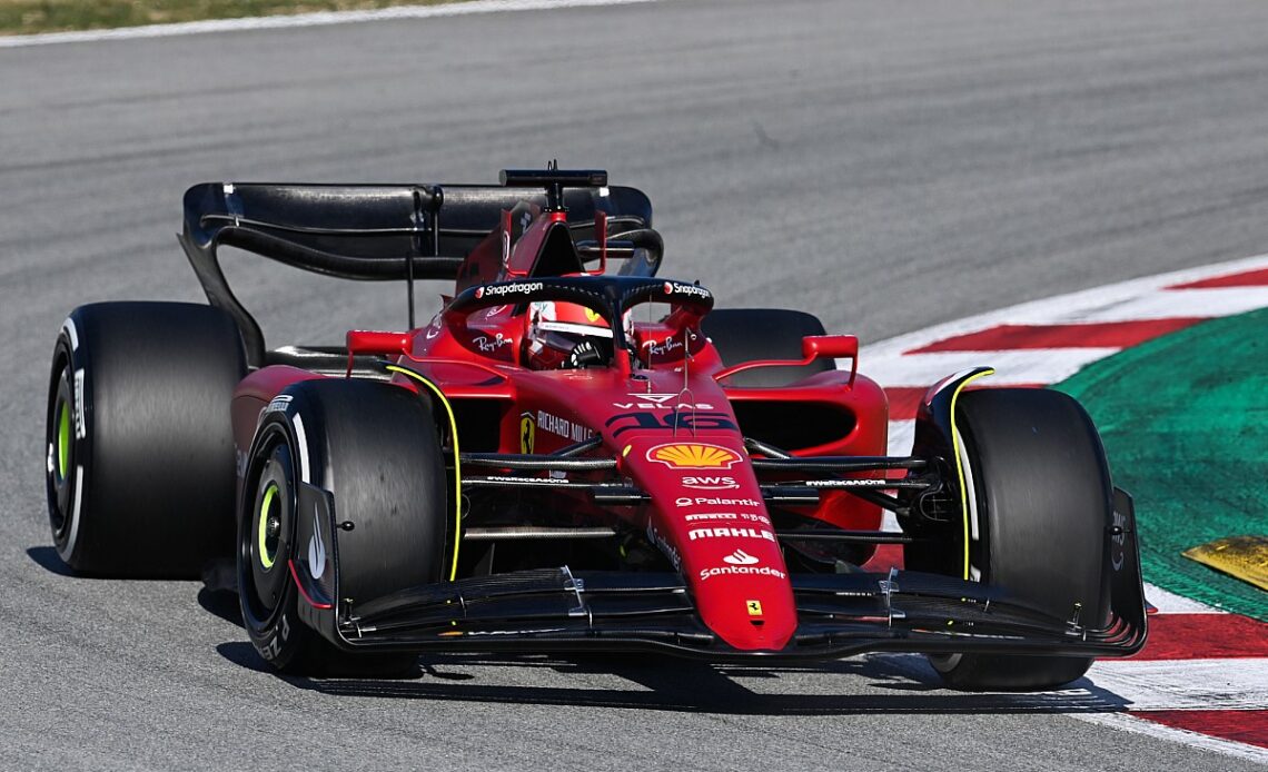 Leclerc tops first morning session