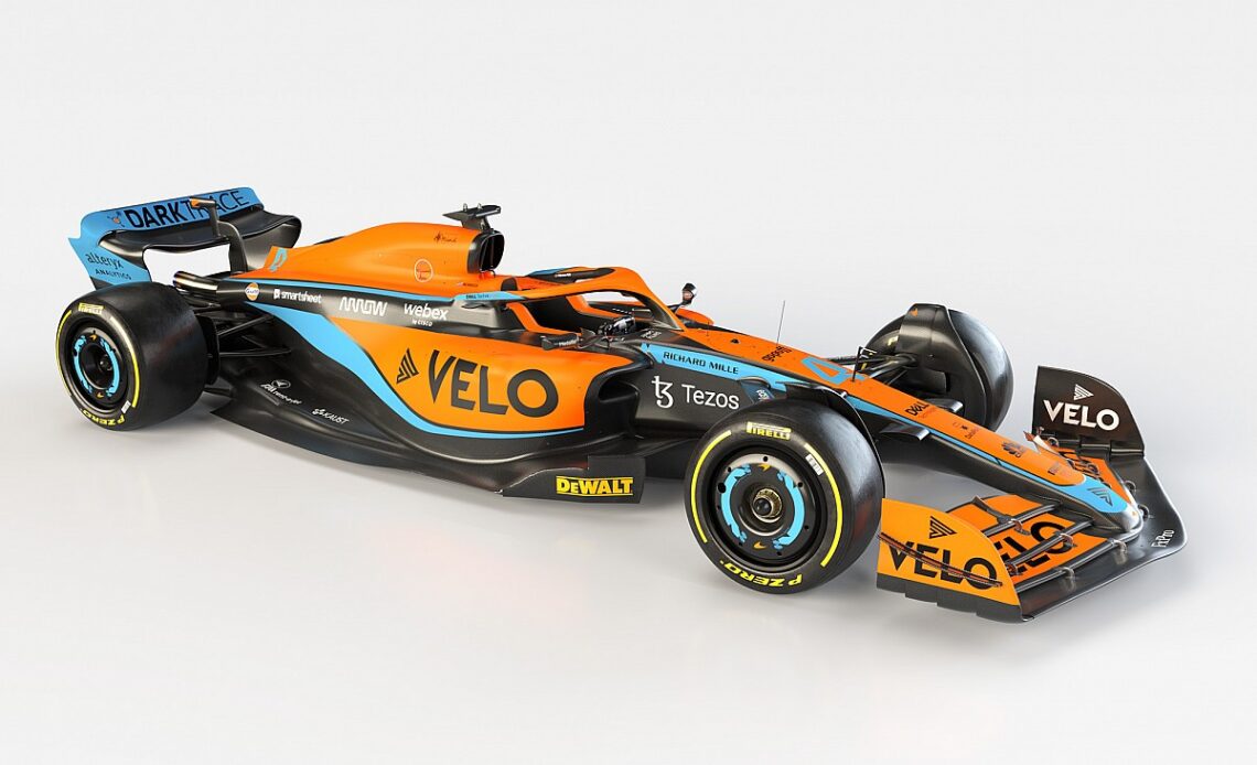 McLaren unveils MCL36 2022 F1 car with updated livery