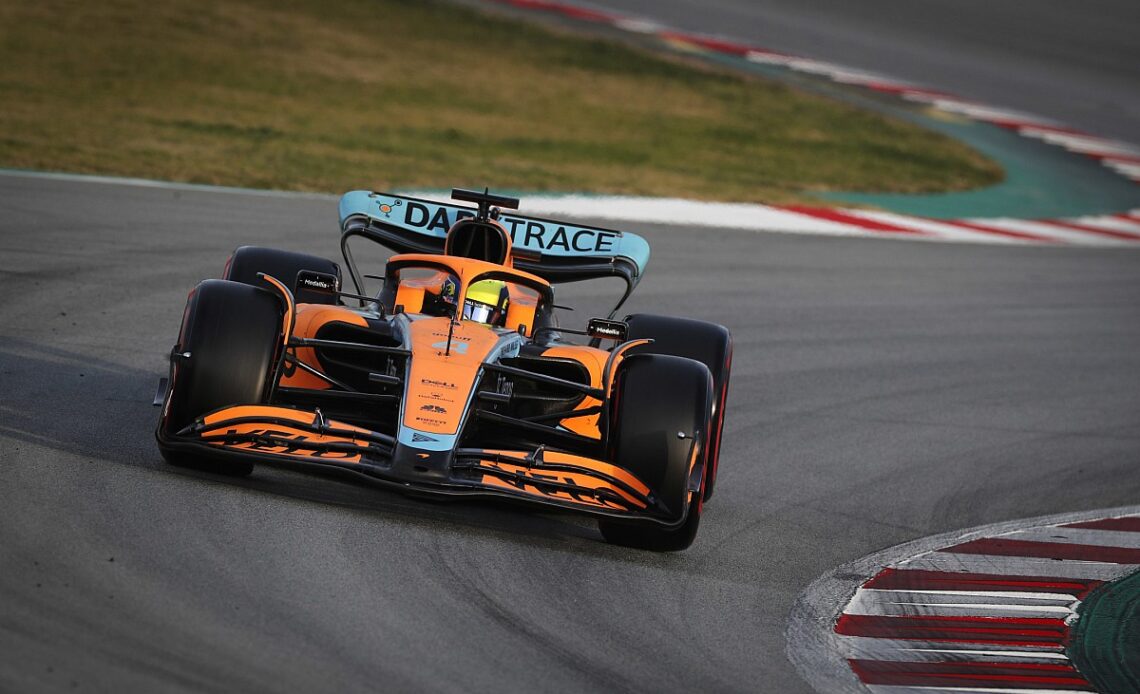 McLaren's Norris tops first day
