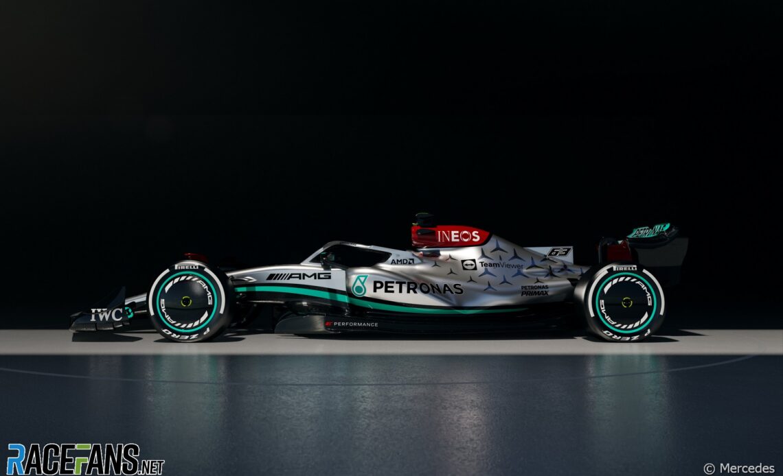 Mercedes reveals its new F1 car for 2022 · RaceFans