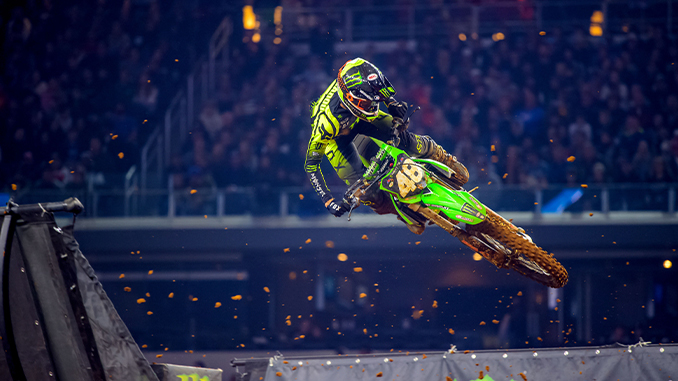 Monster Energy’s Eli Tomac & Cameron McAdoo sweep SX Triple Crown’s Round 2 @ AT&T Stadium