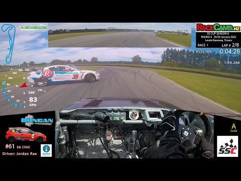 OnBoard K20 powered EG Civic, Race 1 SScup