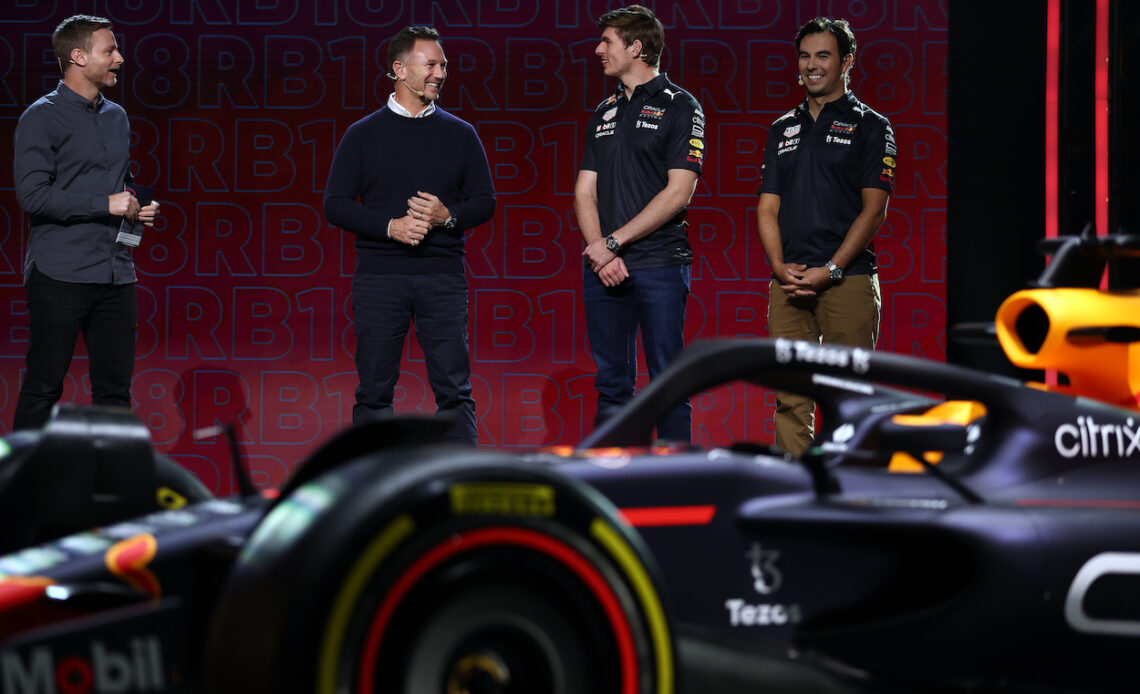 RB18 is unveiled by Red Bull Racing