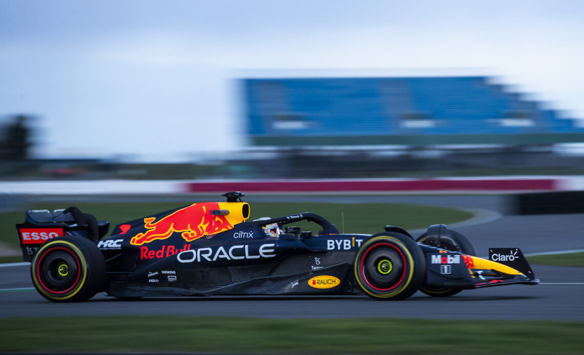 Red Bull Racing RB18 on track footage