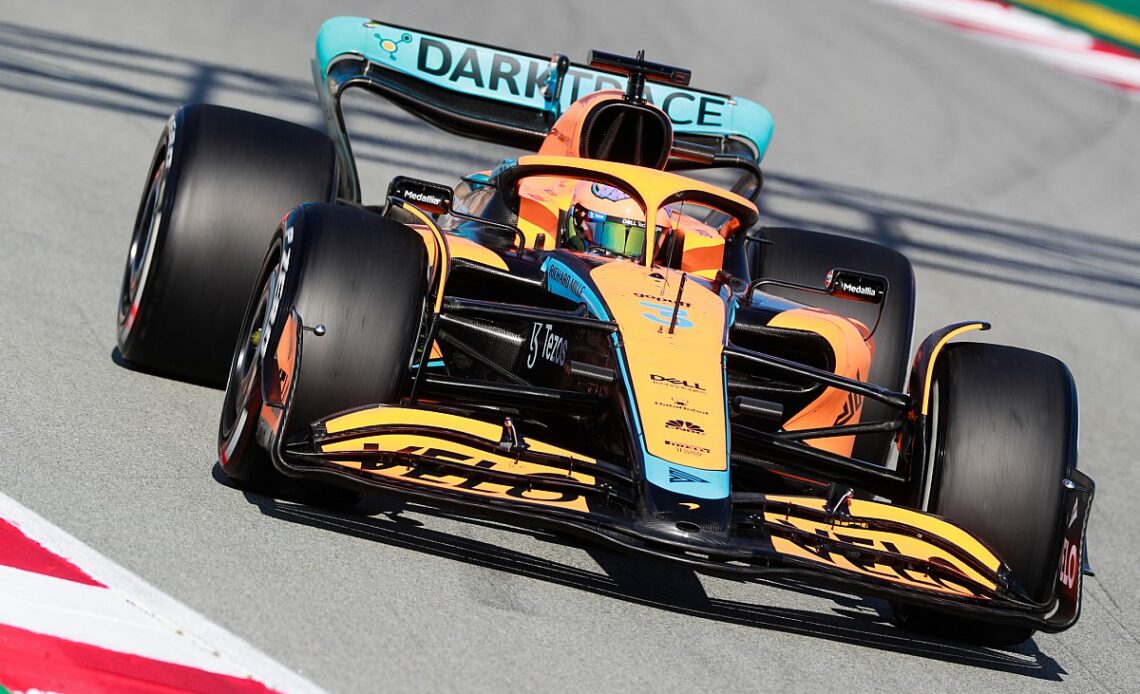 Ricciardo keeps McLaren on top in second morning