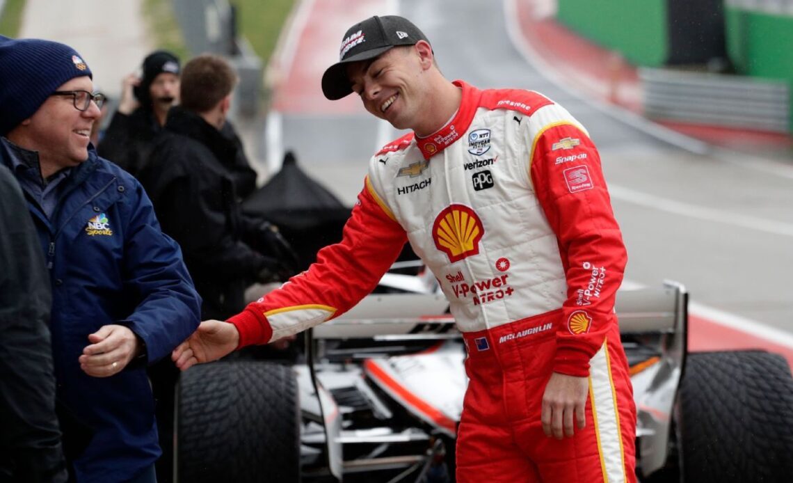 Scott McLaughlin holds off Will Power, Colton Herta to claim first IndyCar pole in St. Petersburg