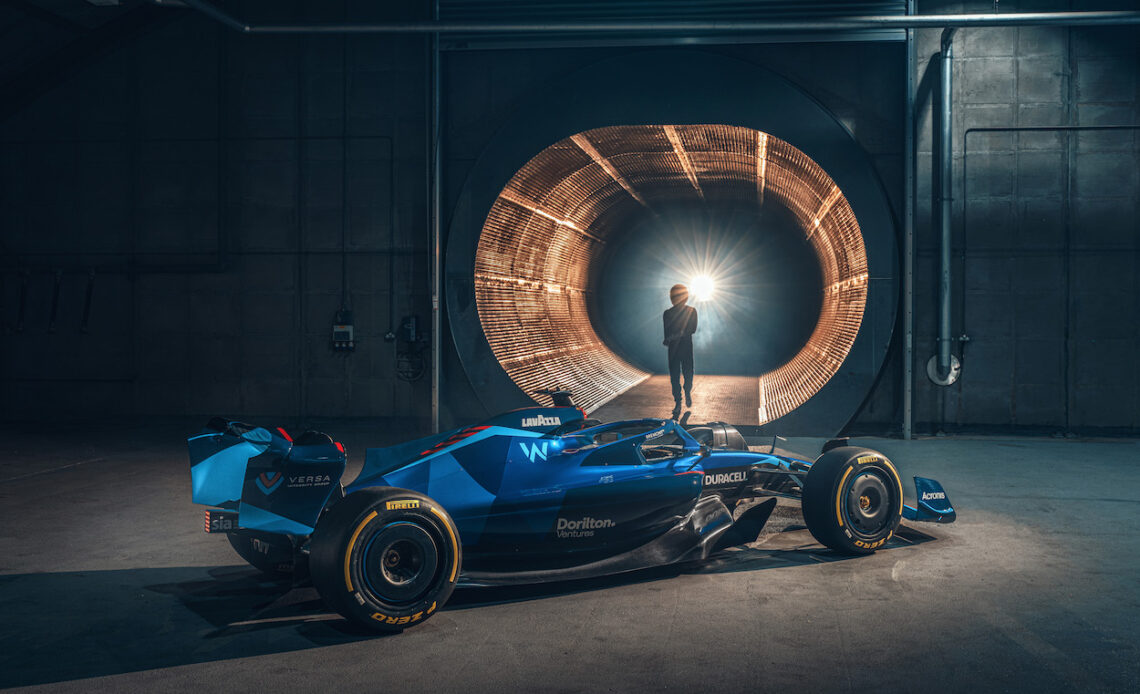 The FW44 is launched by Williams Racing