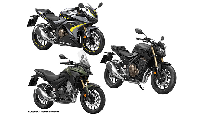 Trio of Upgraded Honda Half-Liter Motorcycles Confirmed for U.S.