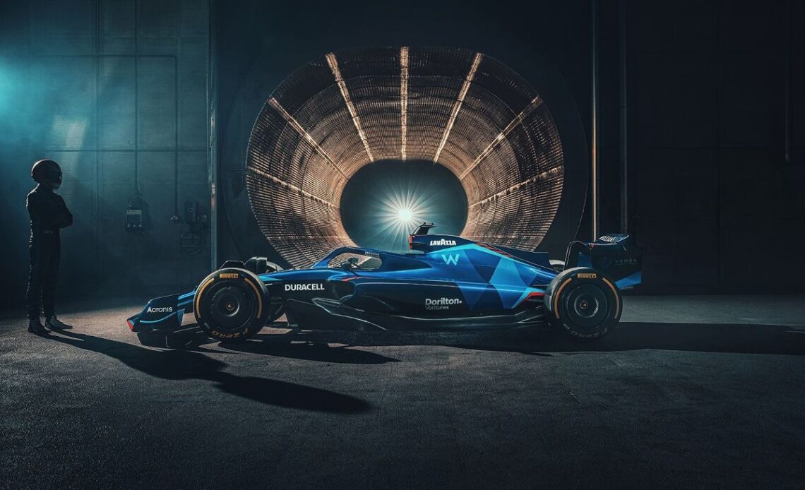 Williams reveals new livery for 2022