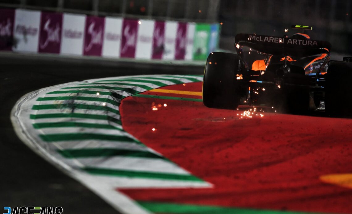 "Aggressive" kerb Schumacher hit should be changed before race, says Norris · RaceFans