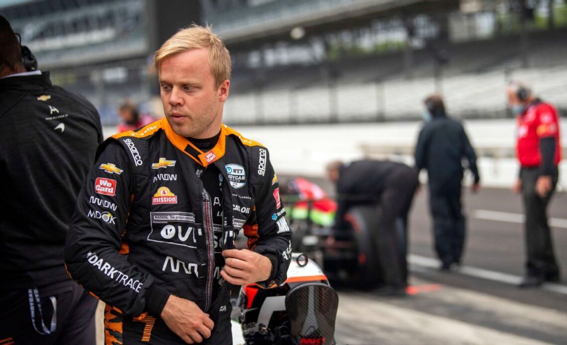 Felix Rosenqvist claims IndyCar pole as series looks to manage slick Texas track