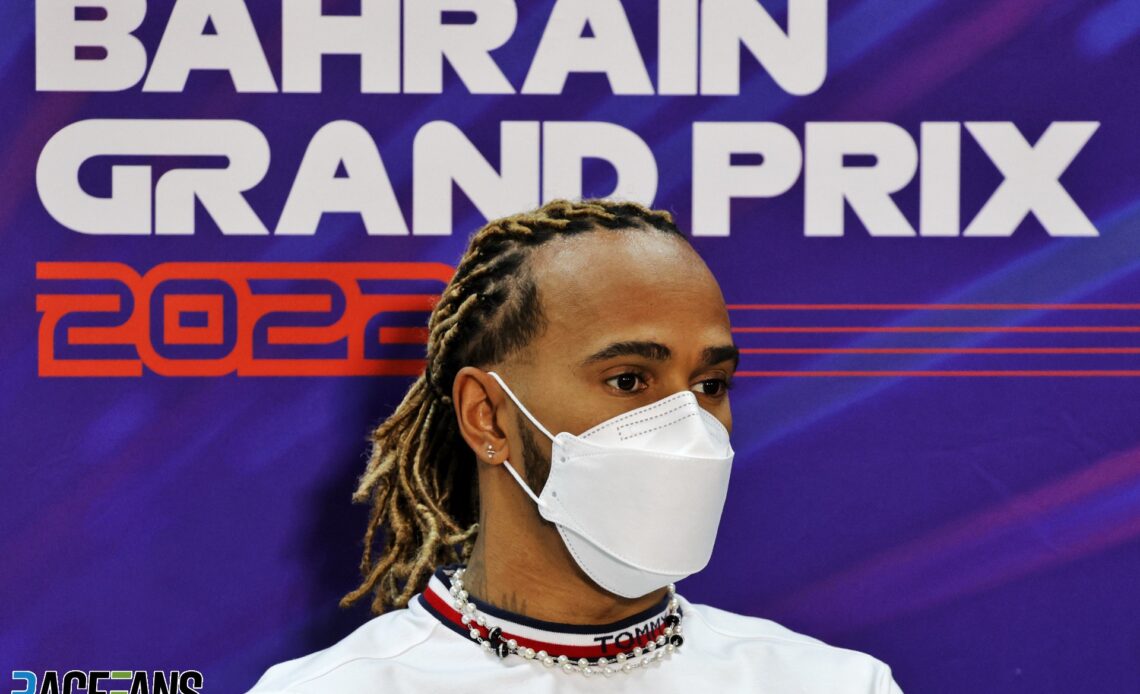 Hamilton "very moved" by support from prisoners in Bahrain after human rights comments · RaceFans