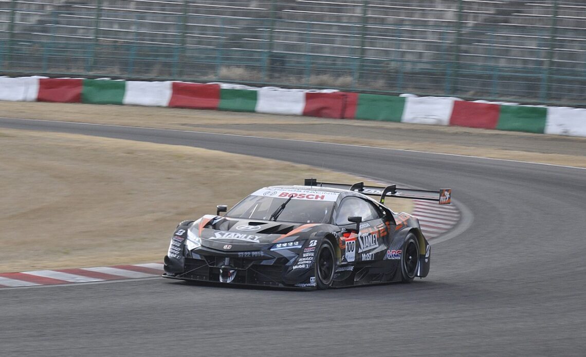 Honda concludes Suzuka SUPER GT testing on top