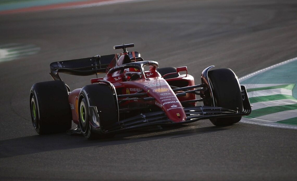 Leclerc leads Verstappen in FP1