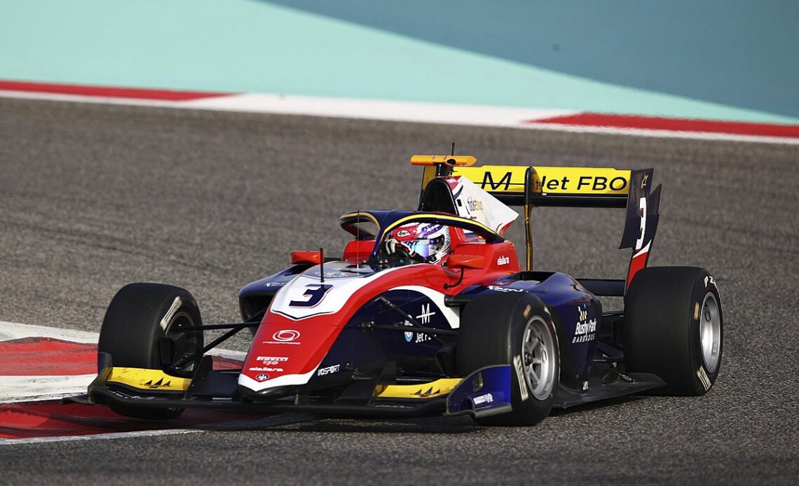 Maloney tops first day of FIA F3 pre-season testing in Bahrain