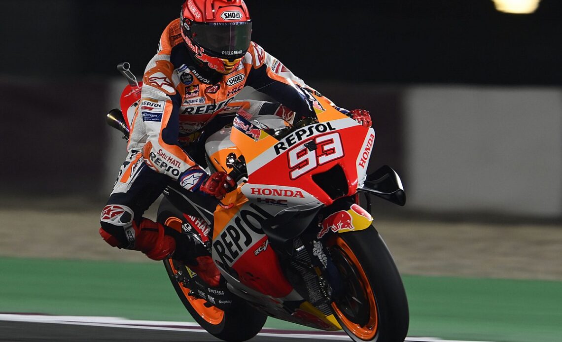 Marc Marquez “riding in a strange way” in Qatar MotoGP practice