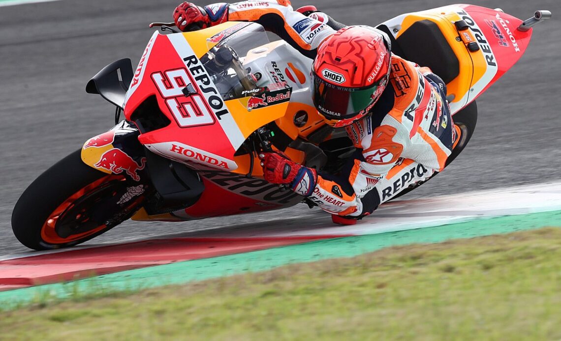 Marquez fastest in FP3 but will still face Q1