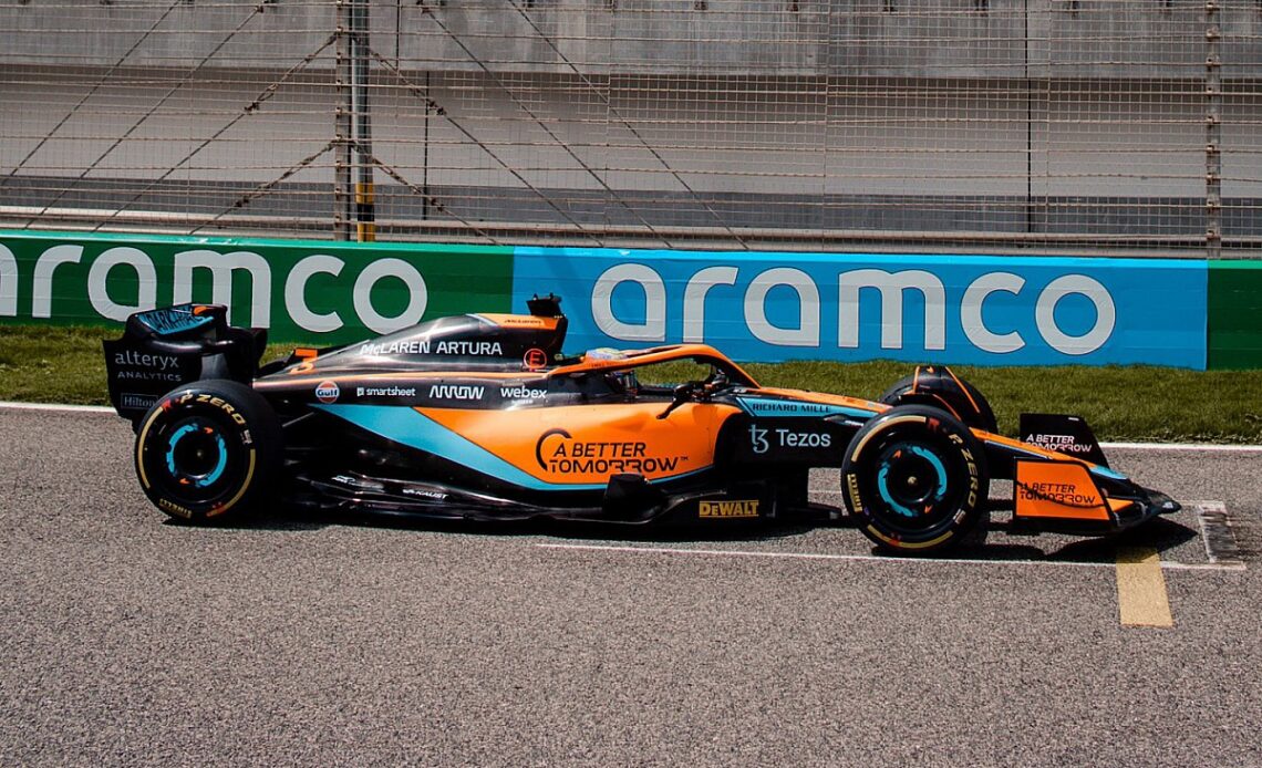 McLaren tweaks F1 livery as Haas reveals new design at Bahrain test