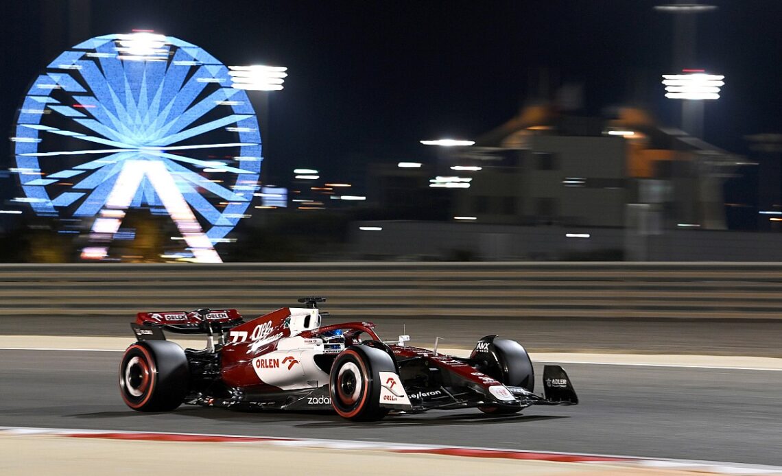 "Pretty cool" starting side-by-side with Hamilton on Alfa Romeo F1 debut