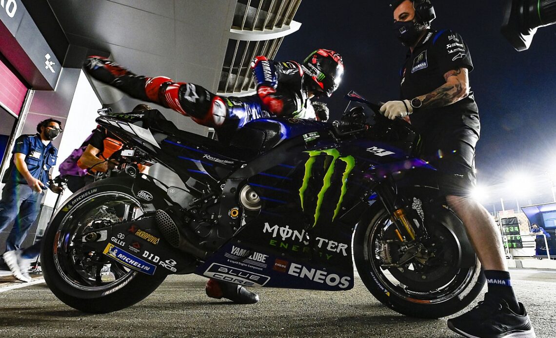 Quartararo “not on real limit” of Yamaha MotoGP bike in Qatar
