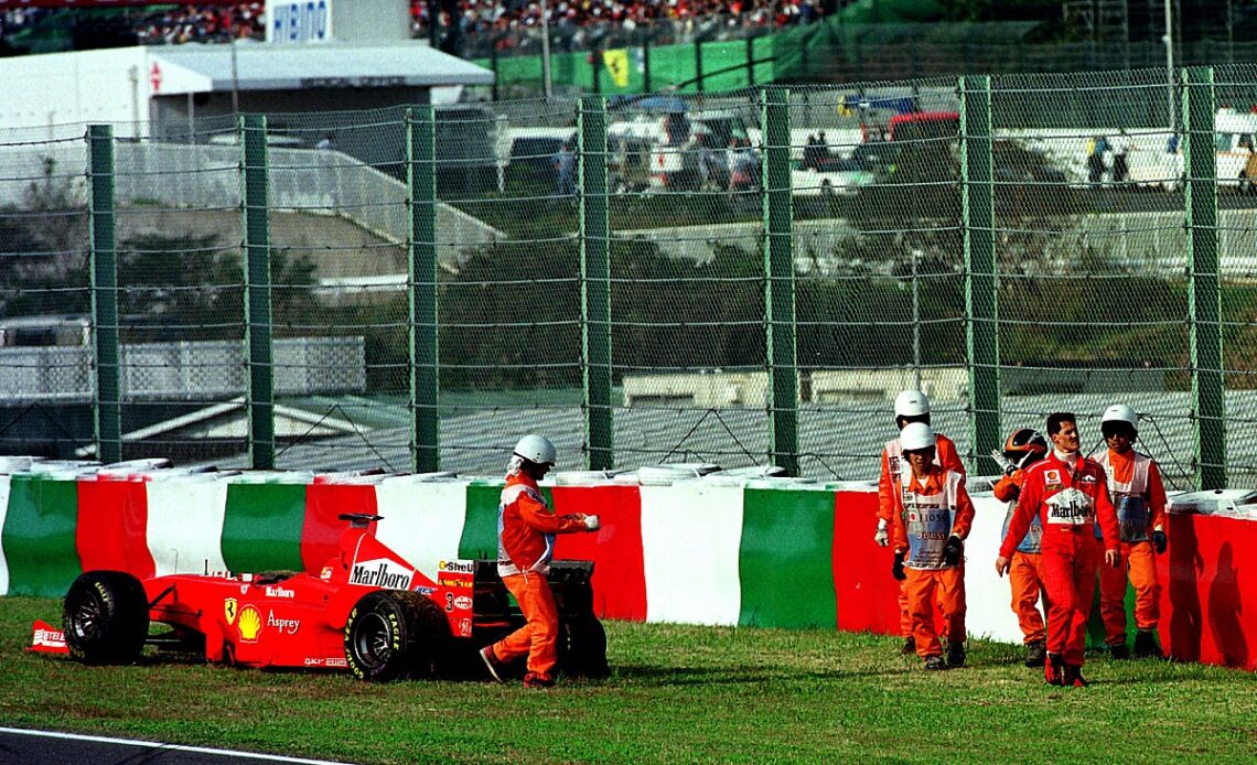 Schumacher’s 1998 Japanese GP Ferrari for sale