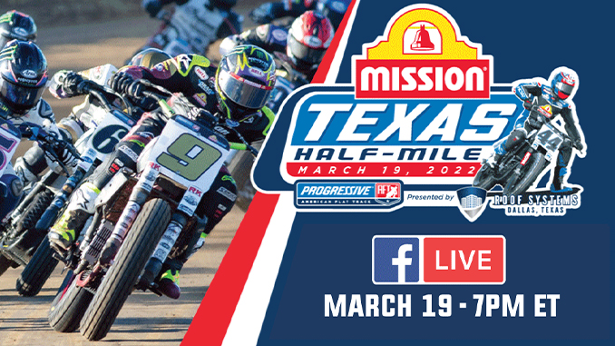 TUNE-IN ALERT! Mission Texas Half-Mile presented by Roof Systems LIVE on Facebook